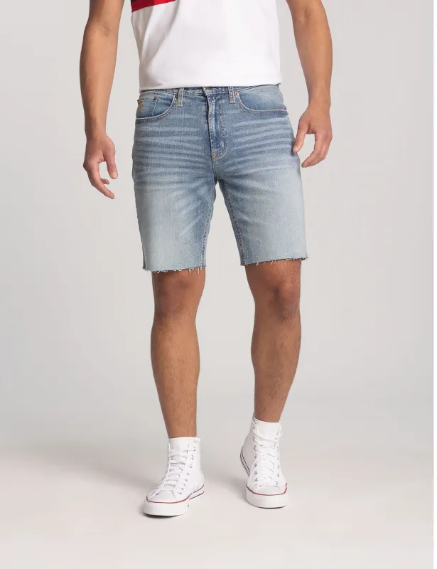 SLIM STRAIGHT 5 POCKET DENIM SHORT sold by U.S. Polo Assn.