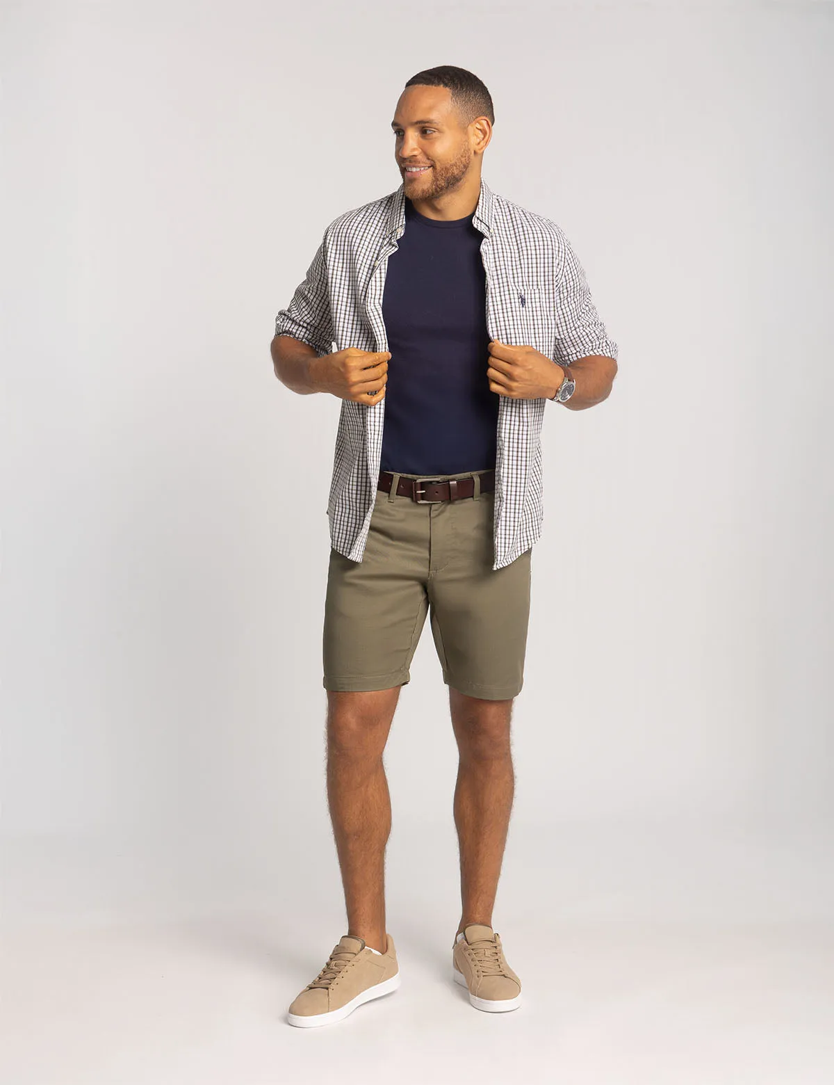 STRETCH TWILL SHORT WITH COMFORT BAND sold by U.S. Polo Assn. product image thumbnail 2