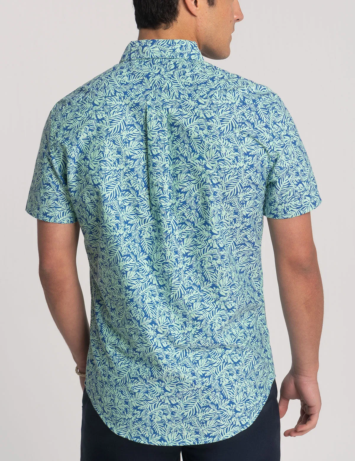 SHORT SLEEVE TROPICAL PRINT OXFORD SHIRT sold by U.S. Polo Assn. product image thumbnail 4