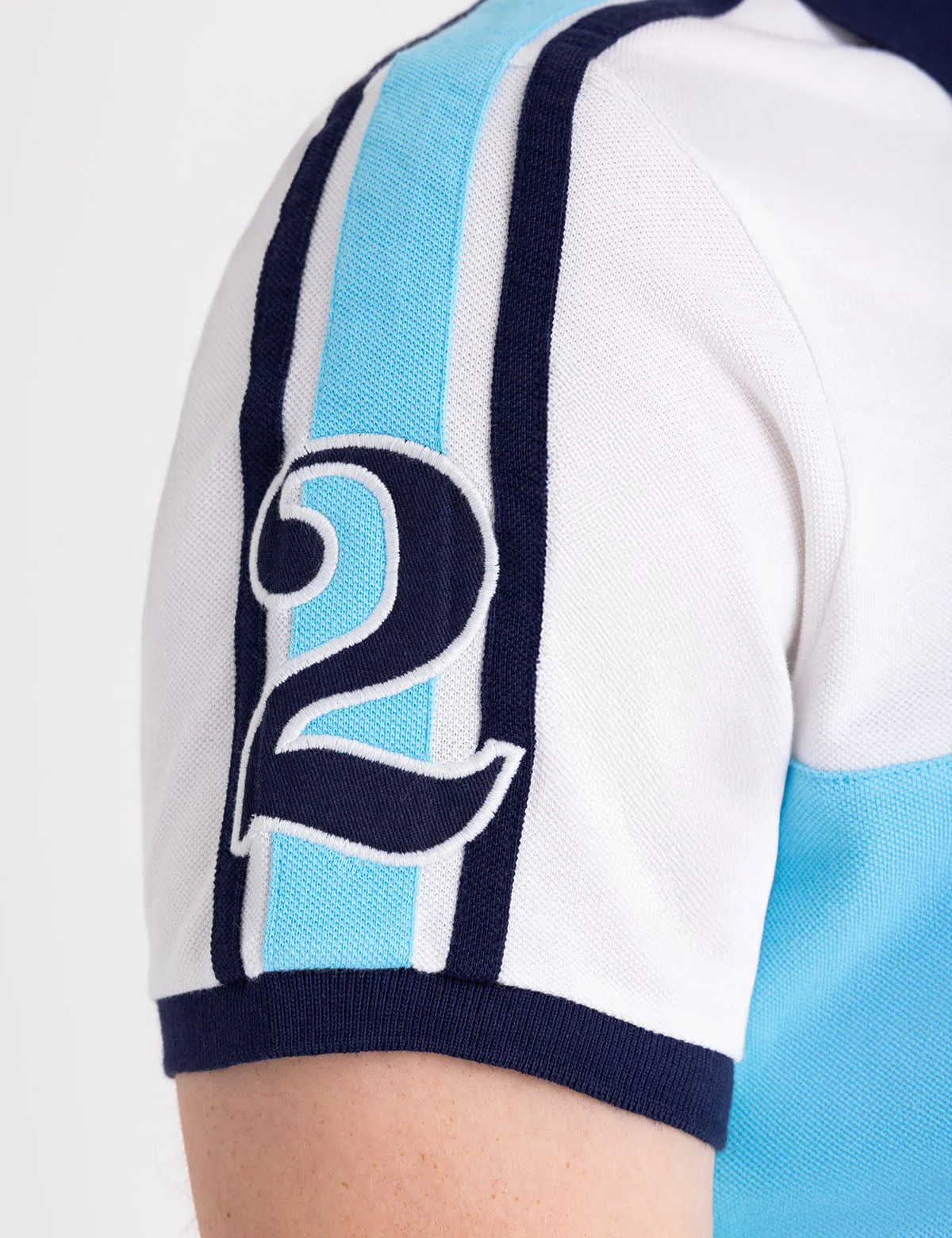 ARGENTINA COLOR BLOCK PIQUE POLO SHIRT sold by U.S. Polo Assn. product image thumbnail 3