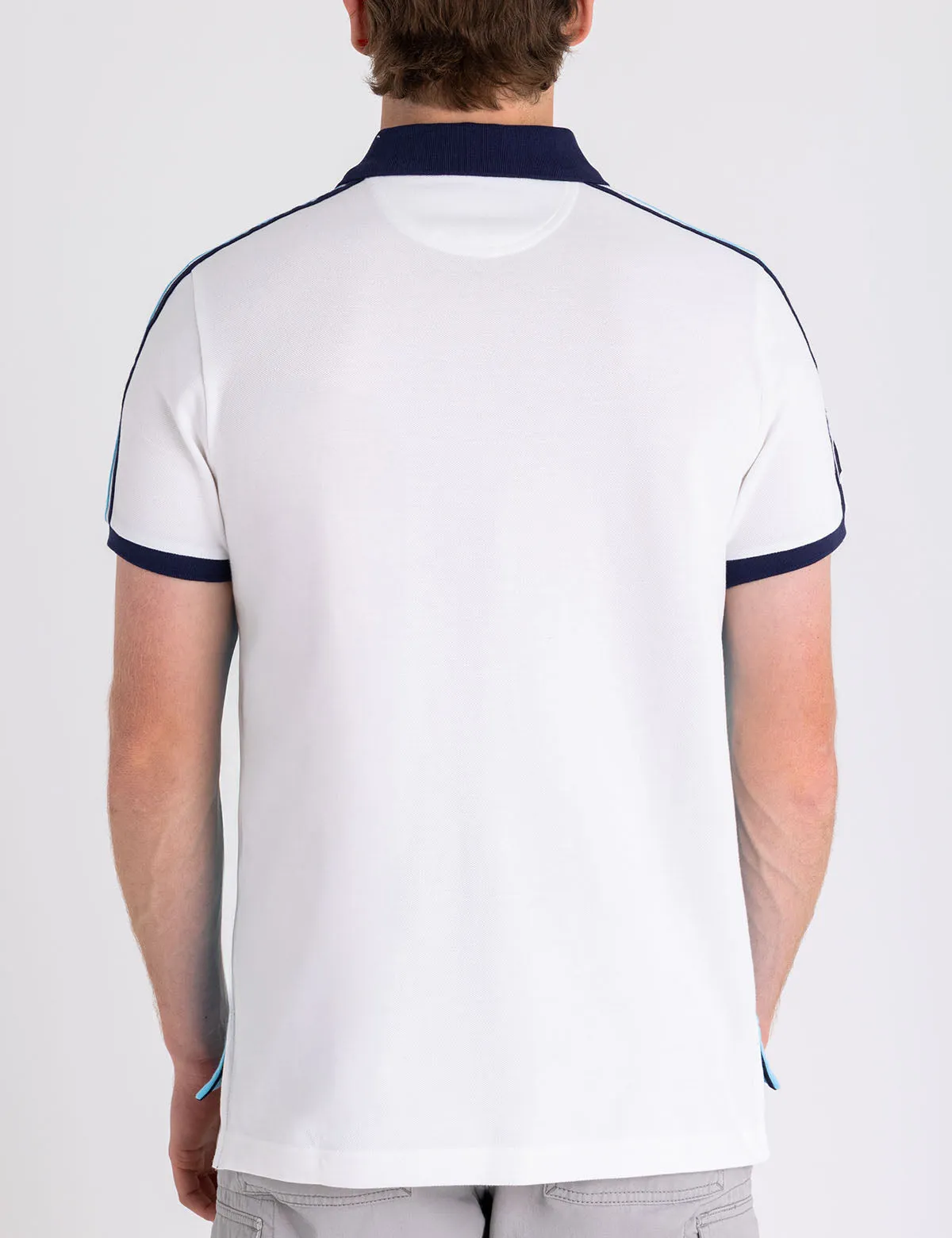 ARGENTINA COLOR BLOCK PIQUE POLO SHIRT sold by U.S. Polo Assn. product image thumbnail 5