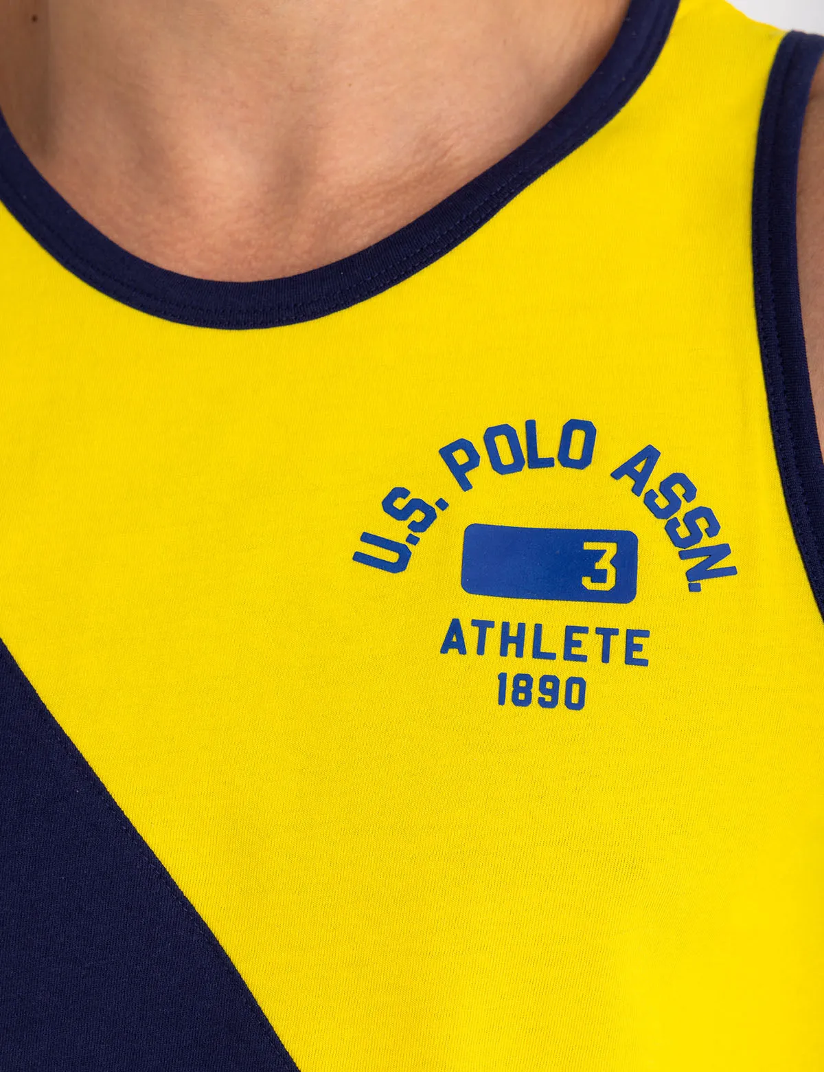 CONTRAST DIAGONAL SASH MUSCLE TANK sold by U.S. Polo Assn. product image thumbnail 2