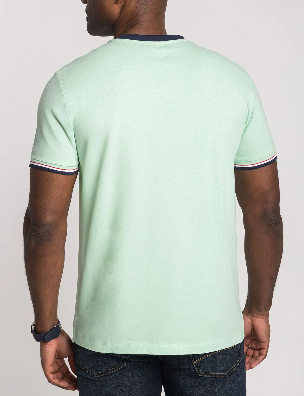 SIGNATURE STRIPE TRIM RINGER T-SHIRT sold by U.S. Polo Assn. product image thumbnail 5