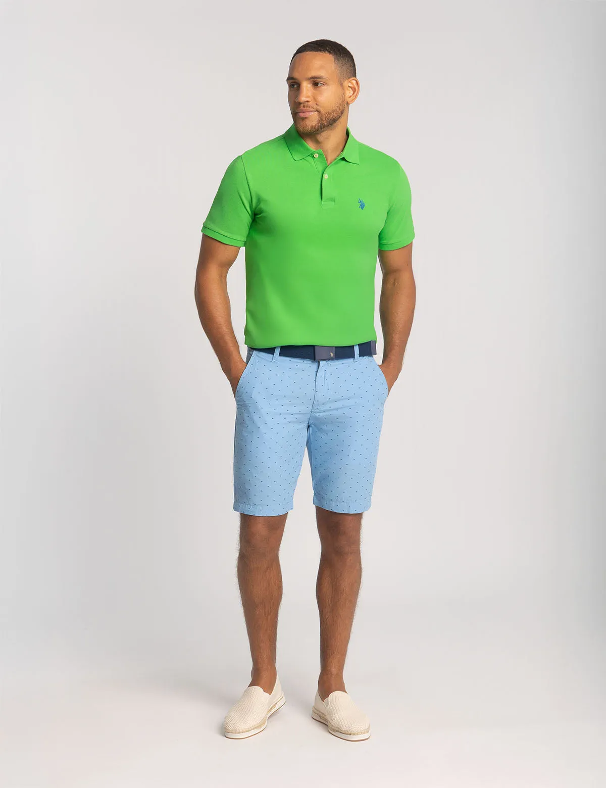 SOLID PIQUE SMALL LOGO POLO SHIRT sold by U.S. Polo Assn. product image thumbnail 2