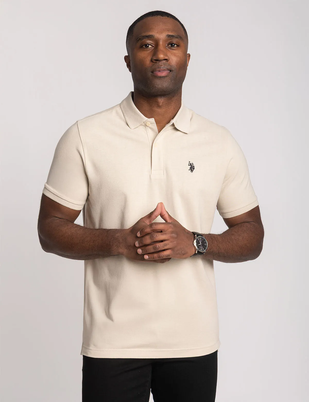 SOLID PIQUE SMALL LOGO POLO SHIRT sold by U.S. Polo Assn. product image thumbnail 4