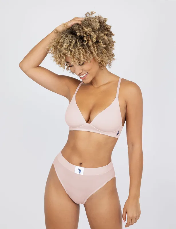 2PK MOLDED CUP MICROFIBER BRAS sold by U.S. Polo Assn.