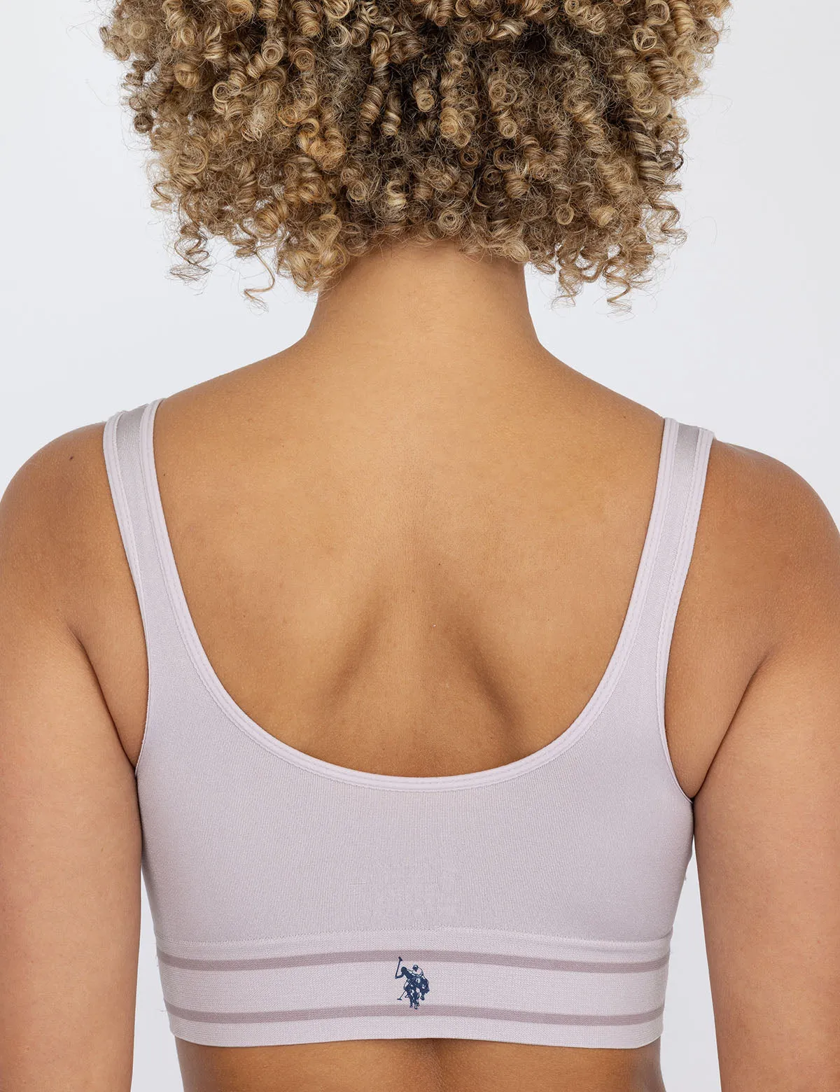 3PK SEAMLESS MICROFIBER BRALETTES sold by U.S. Polo Assn. product image thumbnail 3