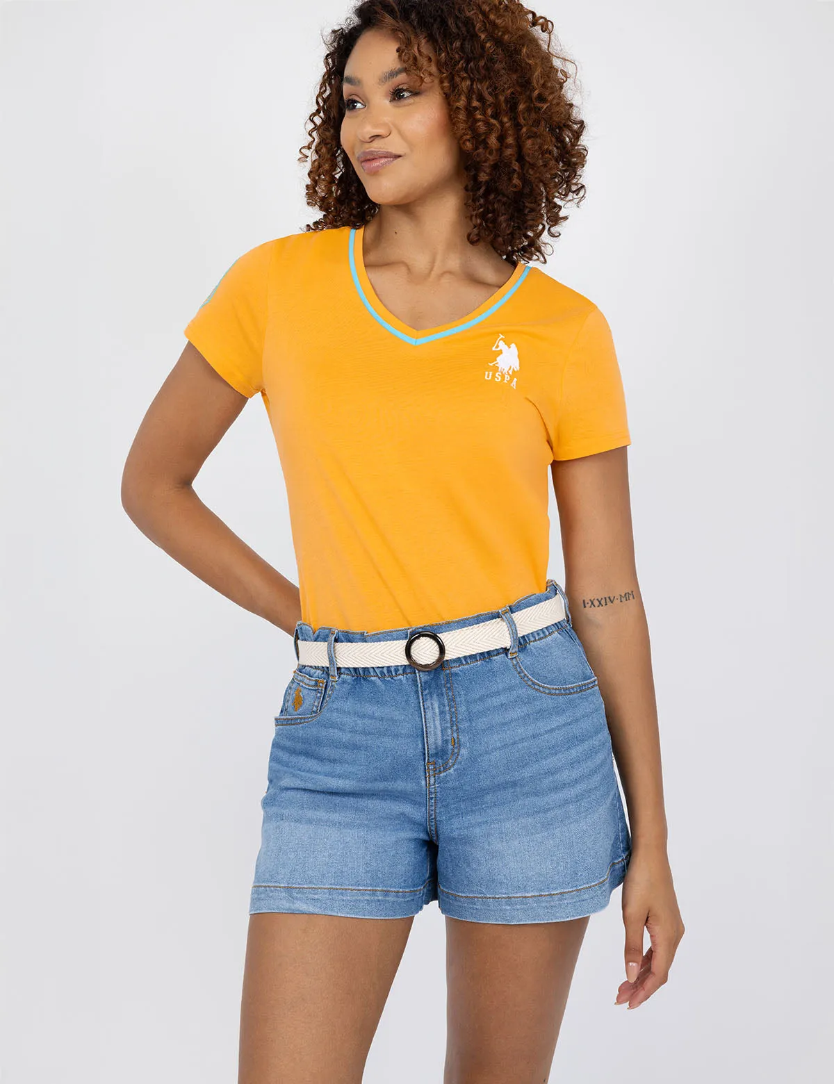 PAPERBAG DENIM SHORT sold by U.S. Polo Assn. product image thumbnail 2