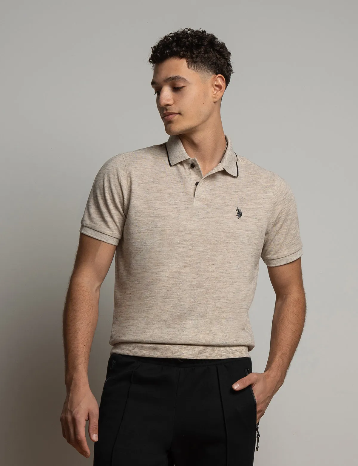 WHITE LABEL RECYCLED POLY PIQUE POLO SHIRT sold by U.S. Polo Assn. product image thumbnail 2