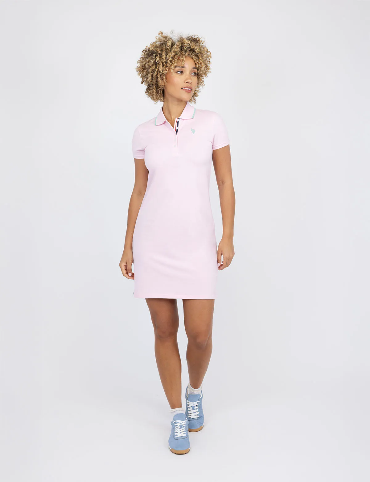 TIPPED POLO DRESS sold by U.S. Polo Assn.