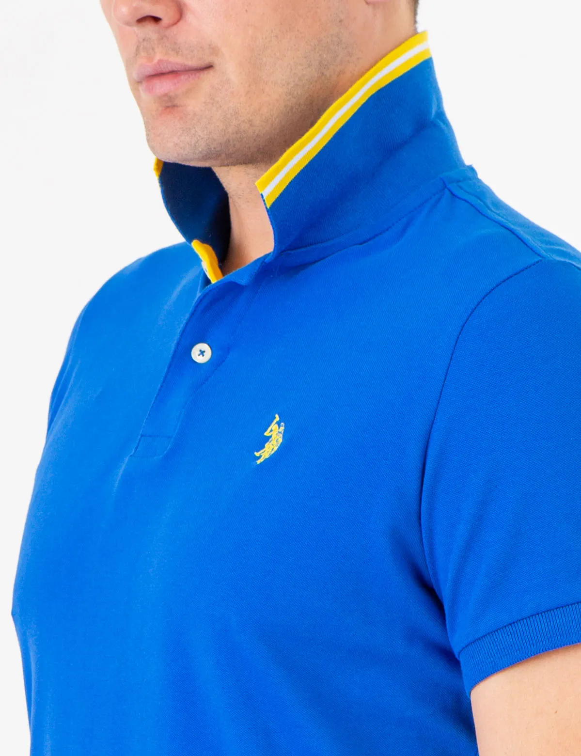 SLIM FIT STRETCH PIQUE SOLID POLO SHIRT sold by U.S. Polo Assn. product image thumbnail 2