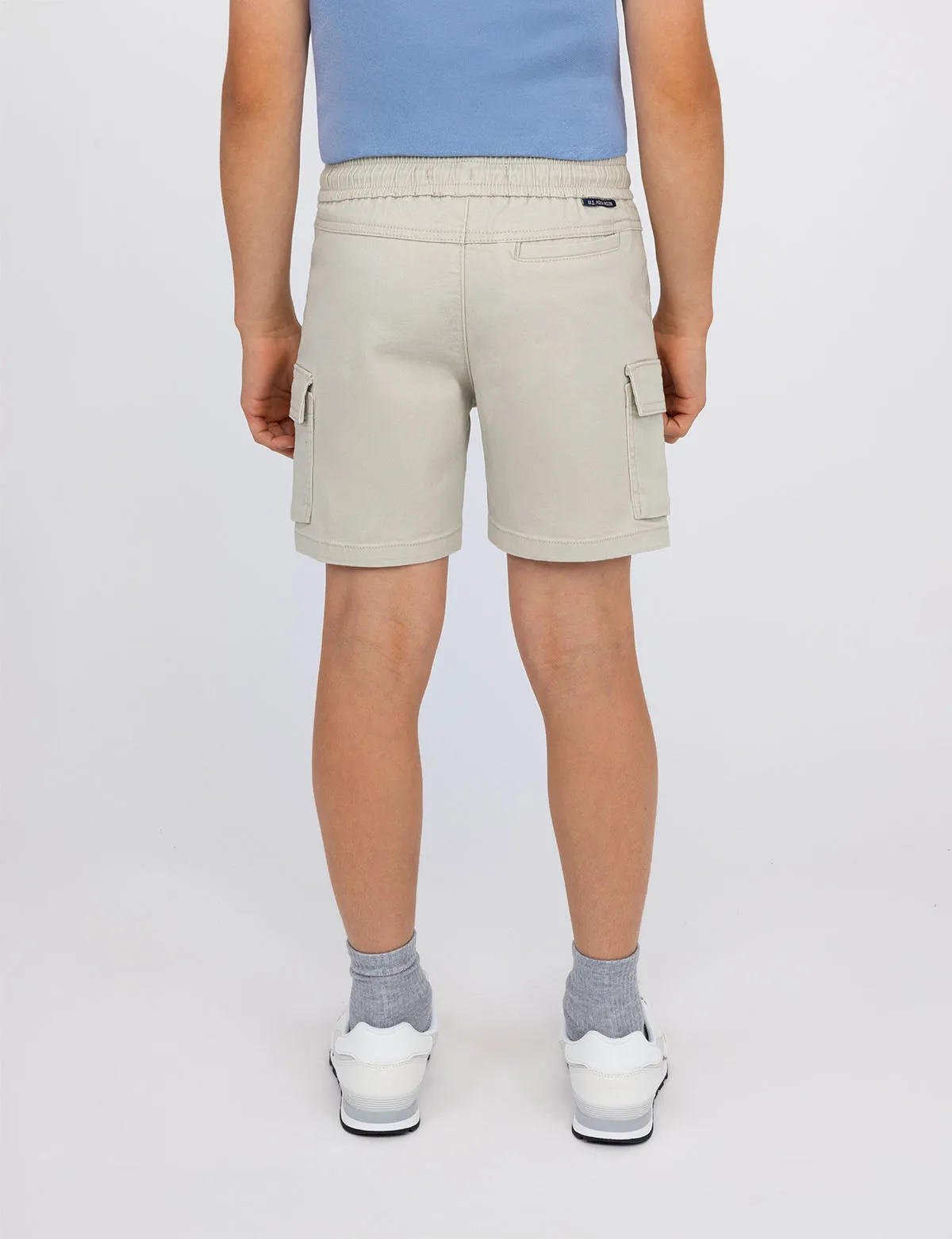 BOYS PULL ON CARGO STRETCH TWILL SHORT sold by U.S. Polo Assn. product image thumbnail 4