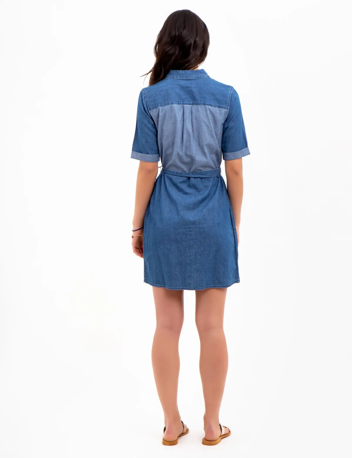 SHORT SLEEVE DENIM DRESS sold by U.S. Polo Assn. product image thumbnail 4