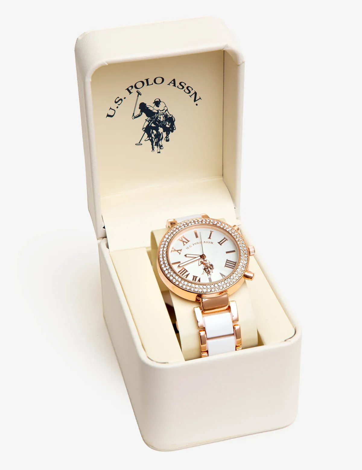 LADIES EMBELLISHED LINK WATCH sold by U.S. Polo Assn. product image thumbnail 2