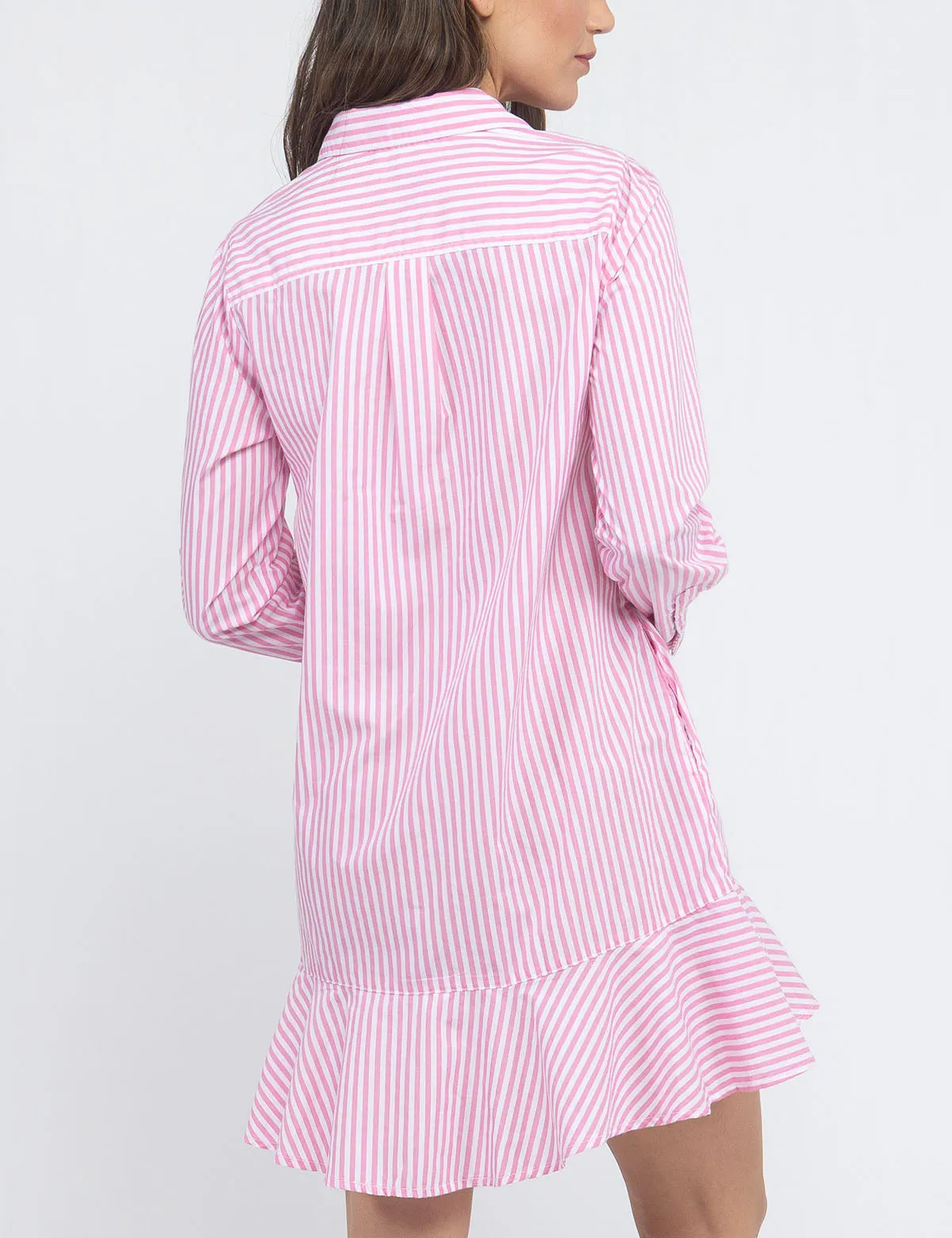 STRIPED DROP PEPLUM SHIRT DRESS sold by U.S. Polo Assn. product image thumbnail 5