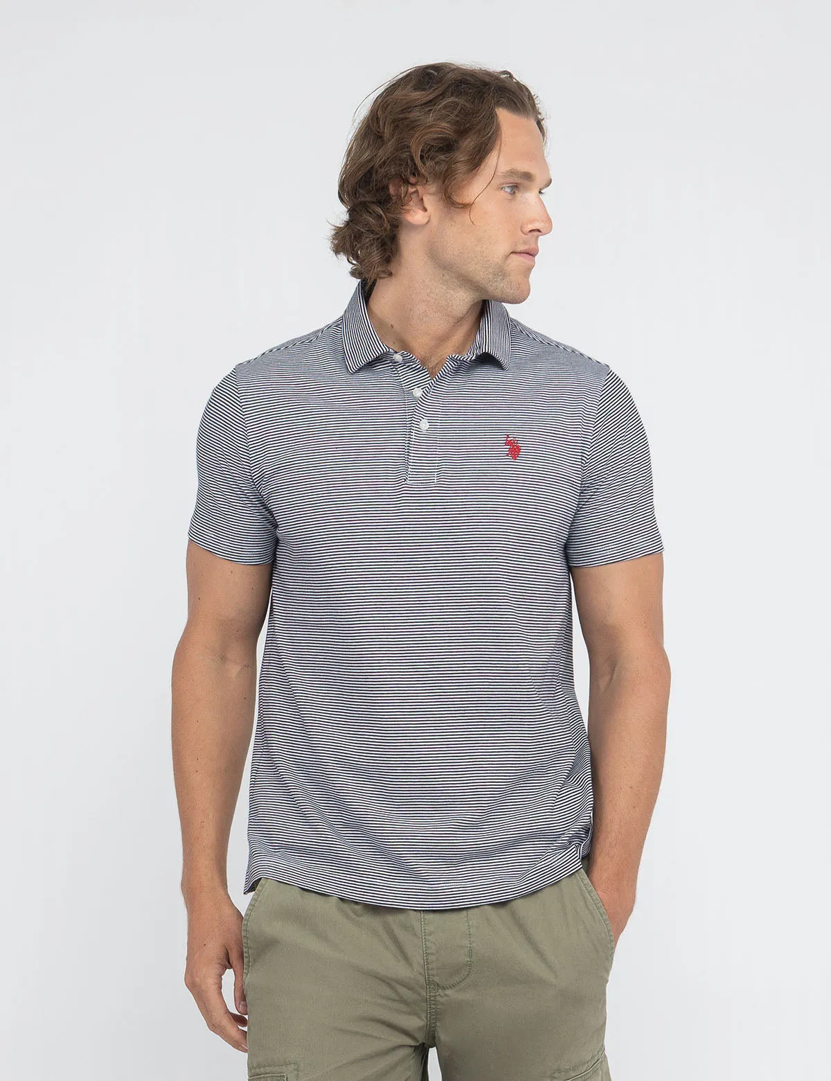 FEEDER STRIPE JERSEY POLO SHIRT sold by U.S. Polo Assn. product image thumbnail 4