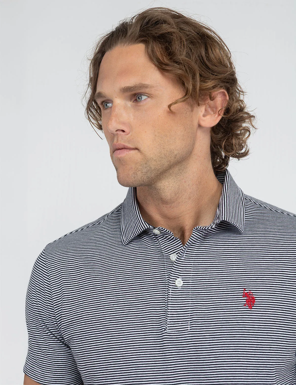 FEEDER STRIPE JERSEY POLO SHIRT sold by U.S. Polo Assn. product image thumbnail 2