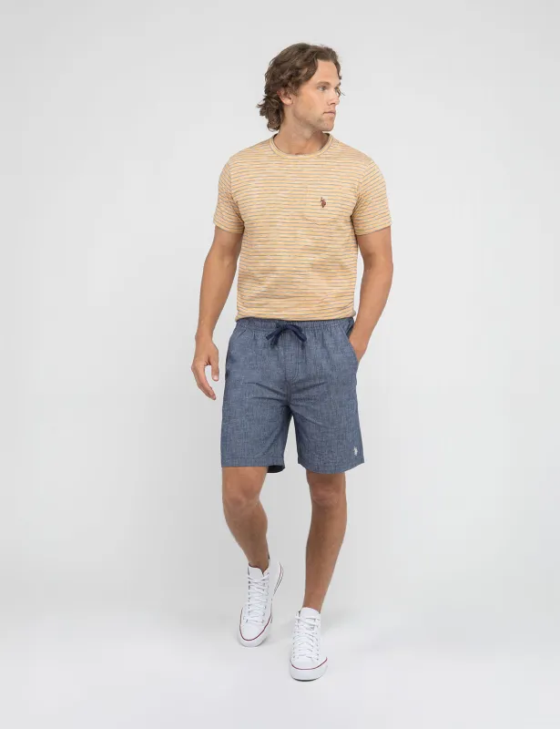 CHAMBRAY JOGGER SHORT sold by U.S. Polo Assn.