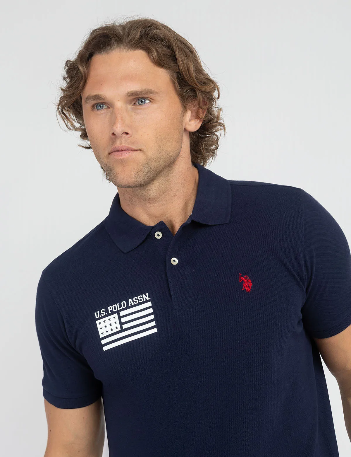 FLAG SASH PRINT POLO SHIRT sold by U.S. Polo Assn. product image thumbnail 4