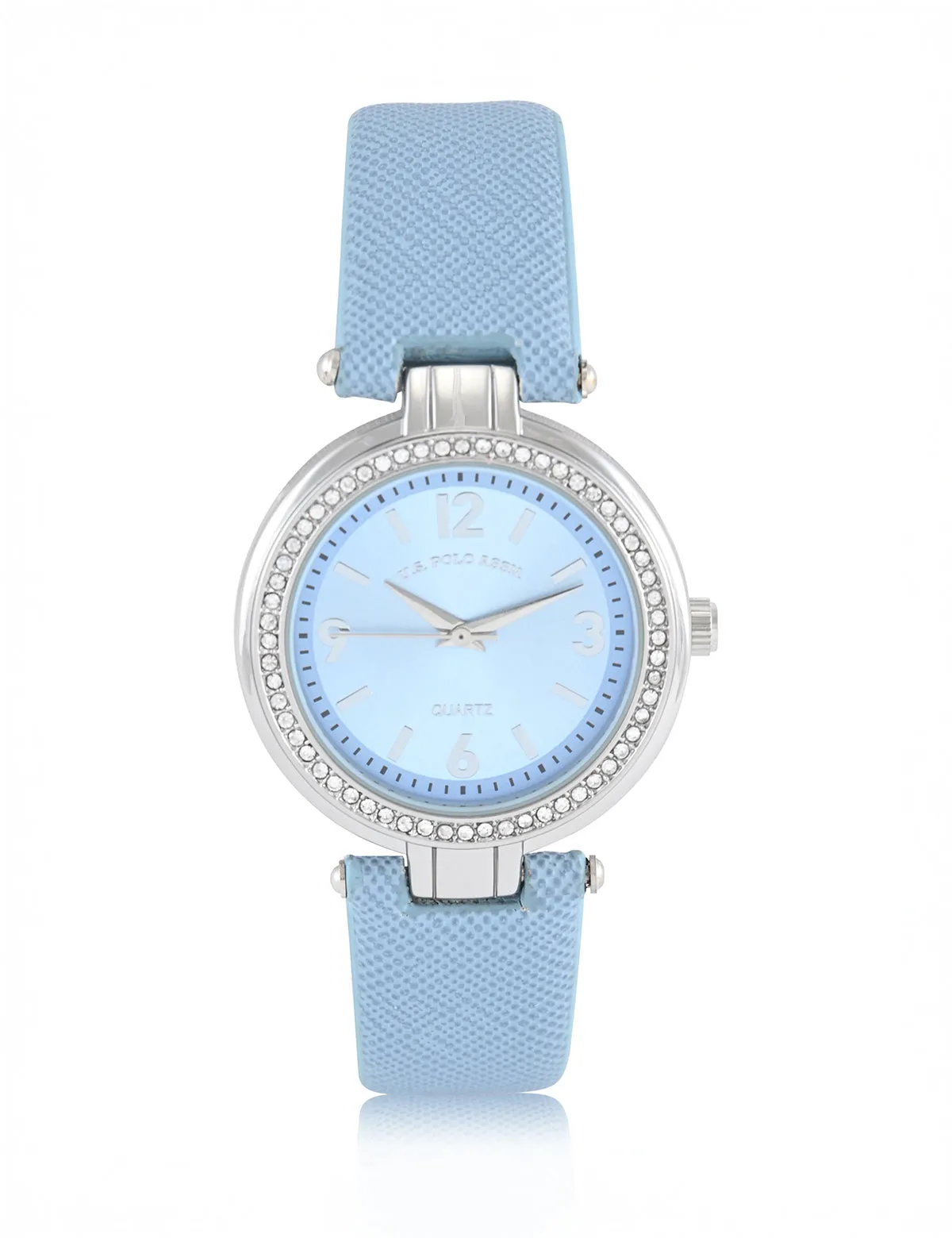 LADIES BLUE STRAP WATCH WITH SILVER ACCENT sold by U.S. Polo Assn. product image thumbnail 3