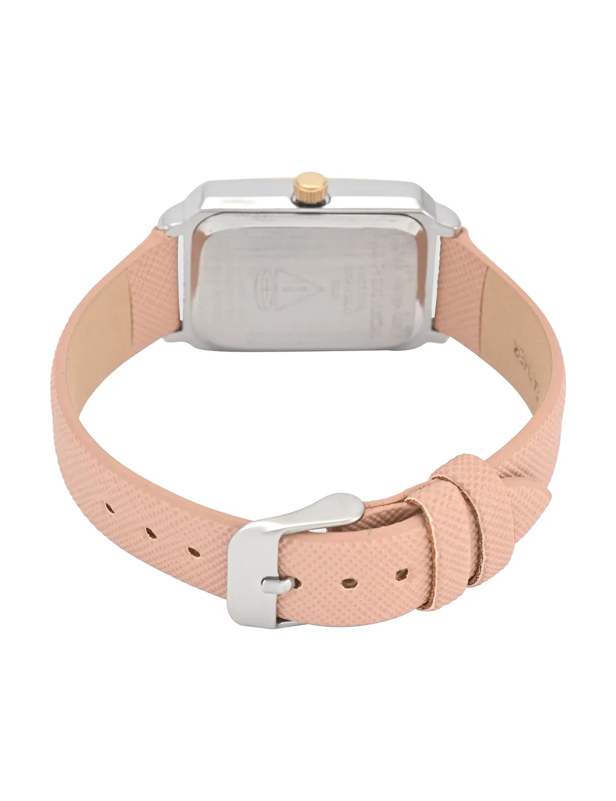 LADIES SQUARE FACE PINK STRAP WATCH WITH GOLD ACCENT sold by U.S. Polo Assn. product image thumbnail 4
