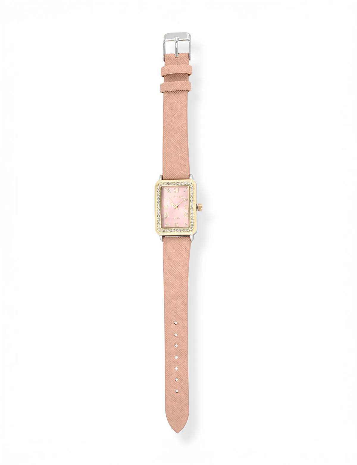LADIES SQUARE FACE PINK STRAP WATCH WITH GOLD ACCENT sold by U.S. Polo Assn. product image thumbnail 5