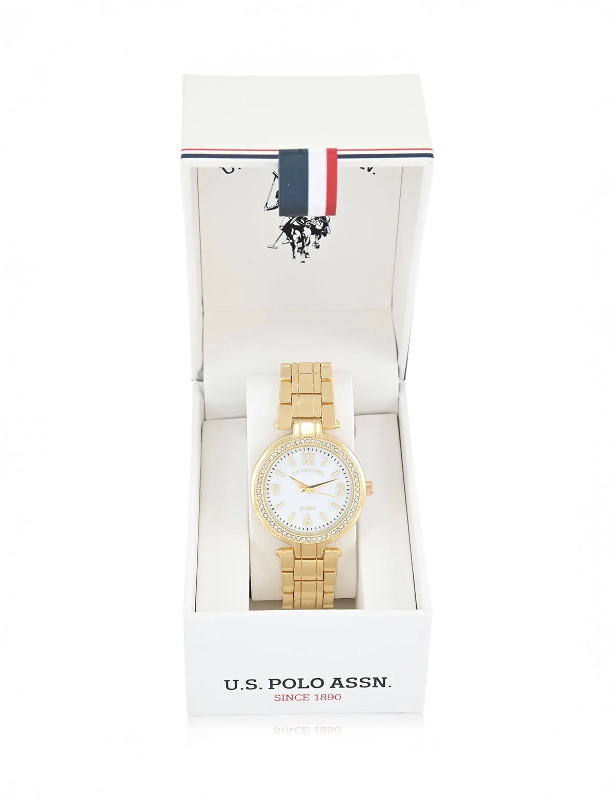LADIES GOLD LINK WATCH sold by U.S. Polo Assn. product image thumbnail 2