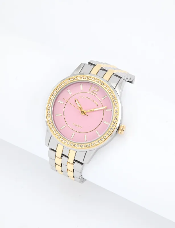 LADIES TWO TONE SILVER AND GOLD WATCH sold by U.S. Polo Assn.
