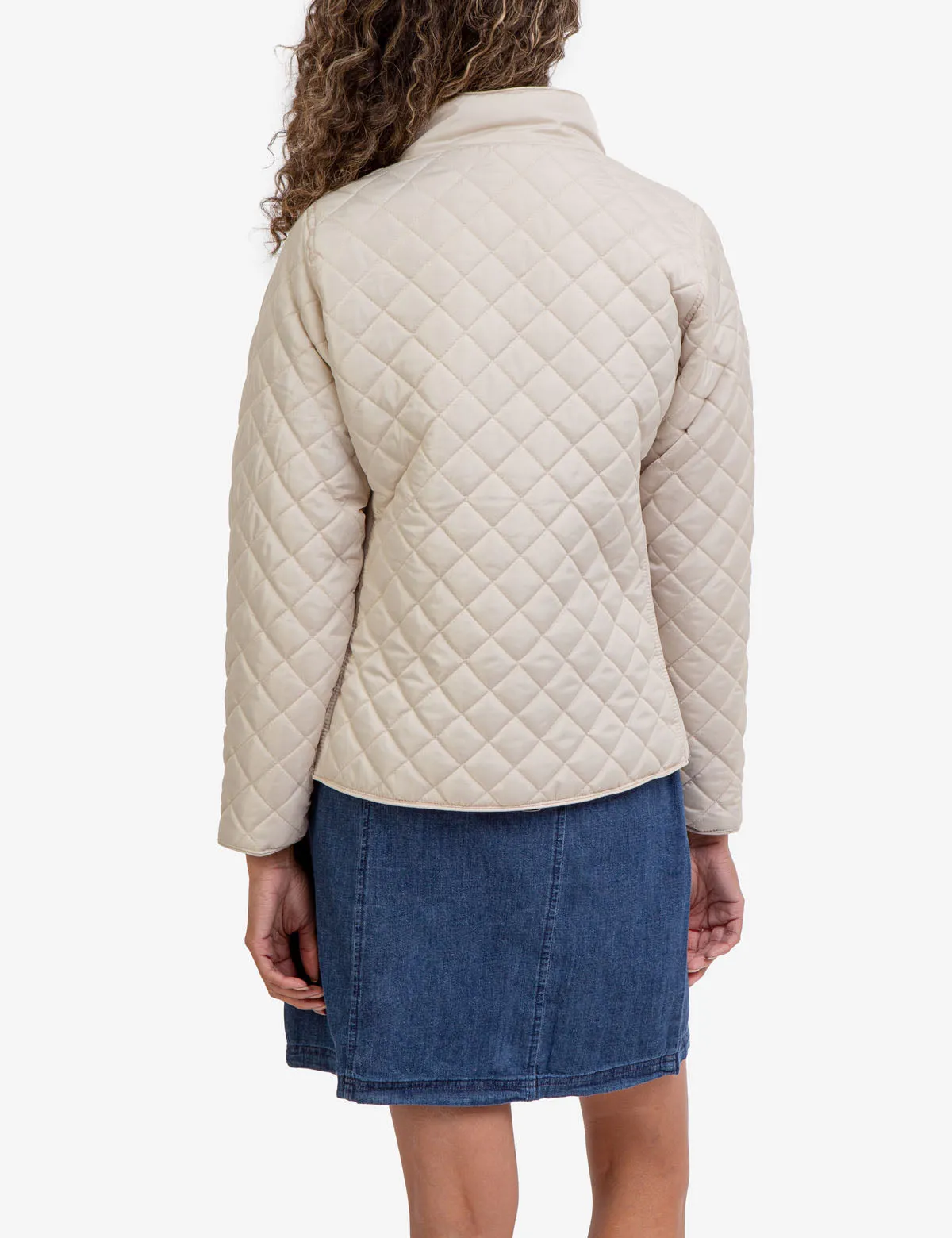 QUILTED SIDE KNIT MOTO JACKET sold by U.S. Polo Assn. product image thumbnail 4