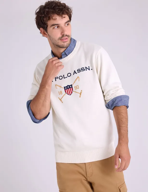 USPA MALLET CREW NECK SWEATER sold by U.S. Polo Assn.