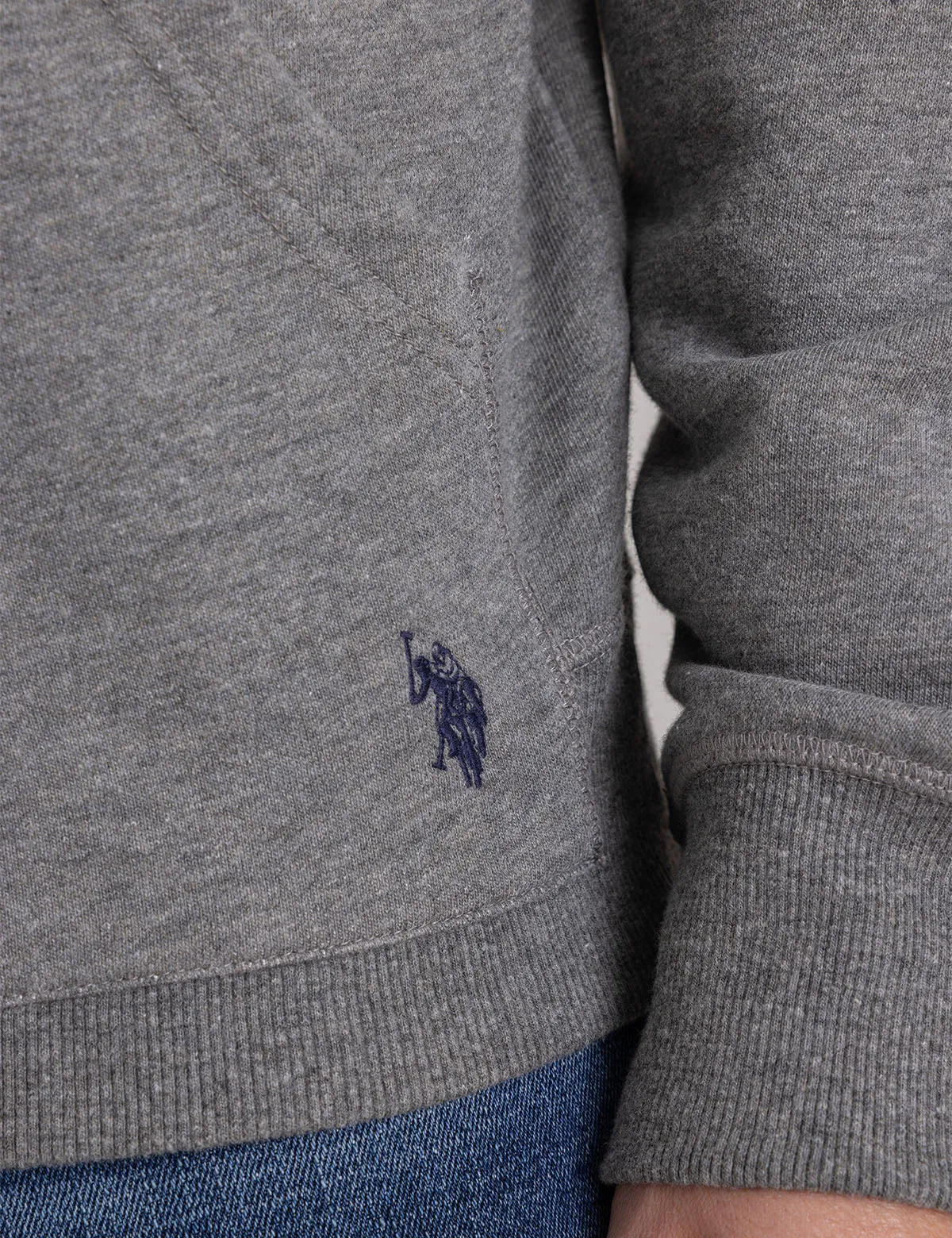 EMBROIDERED FRENCH TERRY PULLOVER HOODIE sold by U.S. Polo Assn. product image thumbnail 4