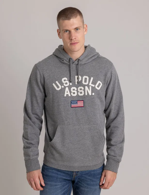 EMBROIDERED FRENCH TERRY PULLOVER HOODIE sold by U.S. Polo Assn.
