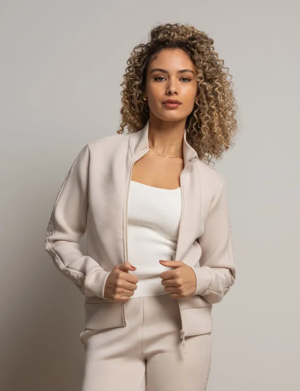 WHITE LABEL MOCK NECK FULL ZIP SCUBA TRACK JACKET sold by U.S. Polo Assn.