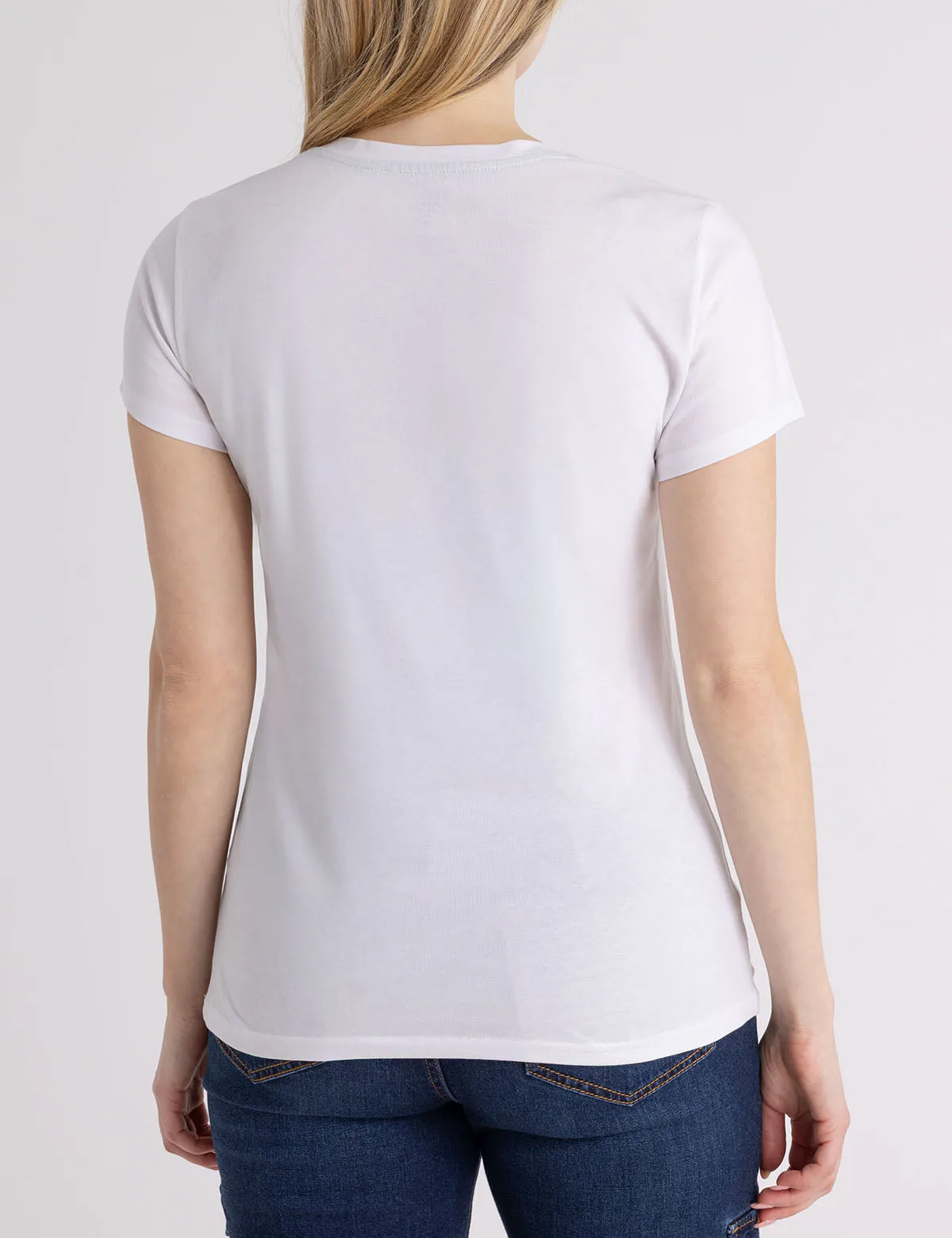 PATCH WORK FLAG SCOOP T-SHIRT sold by U.S. Polo Assn. product image thumbnail 4