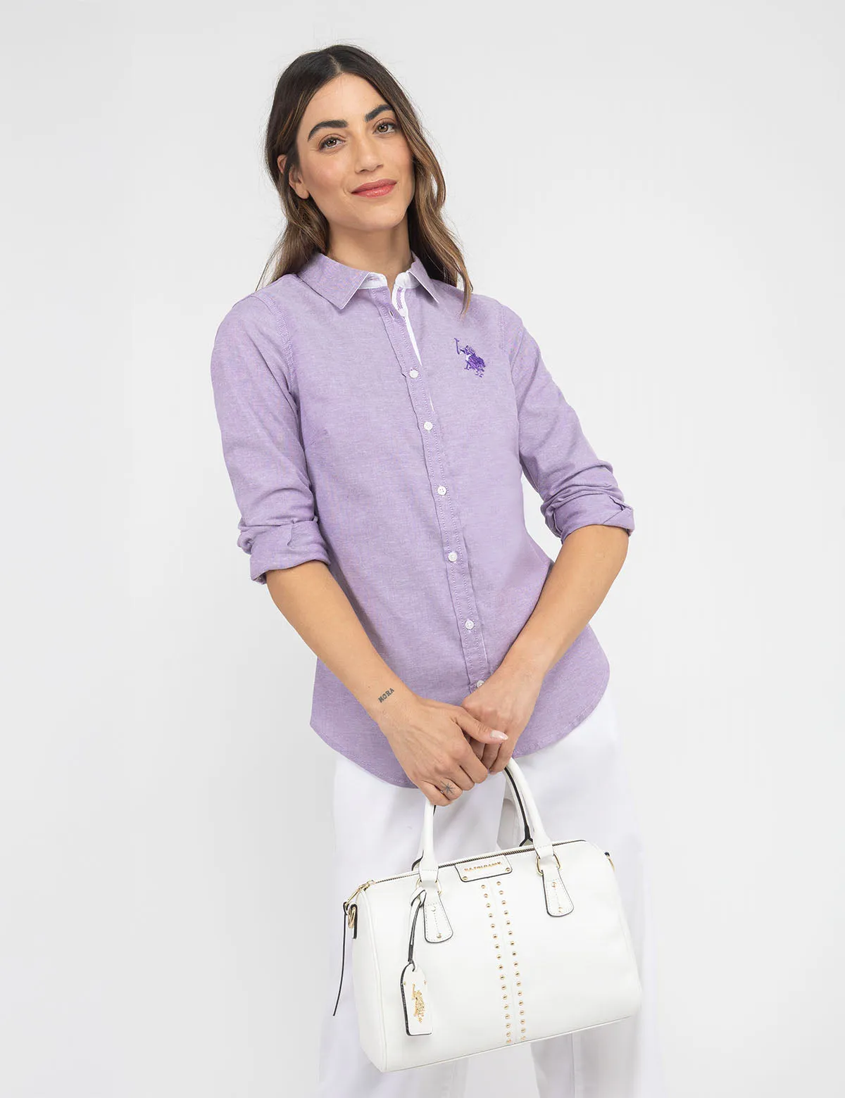 TONAL OXFORD SHIRT sold by U.S. Polo Assn. product image thumbnail 4