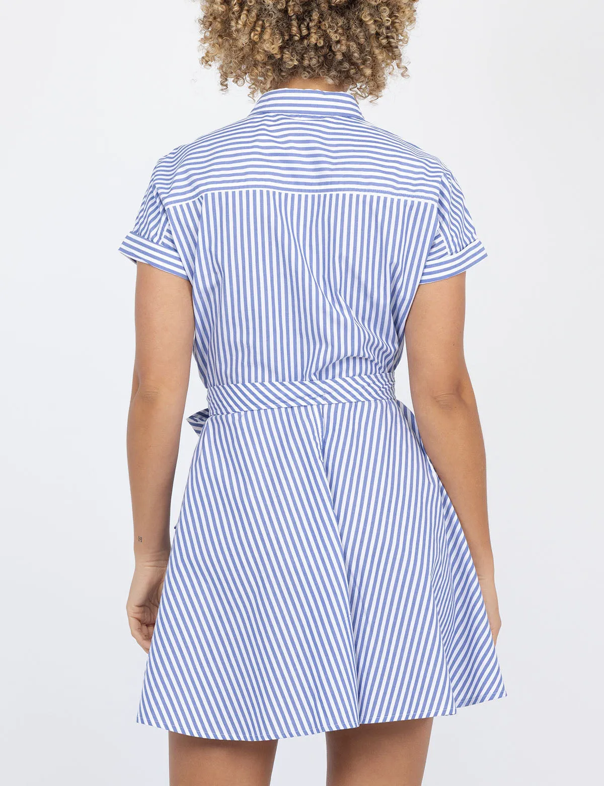 STRIPE DOLMAN SLEEVE DRESS sold by U.S. Polo Assn. product image thumbnail 4