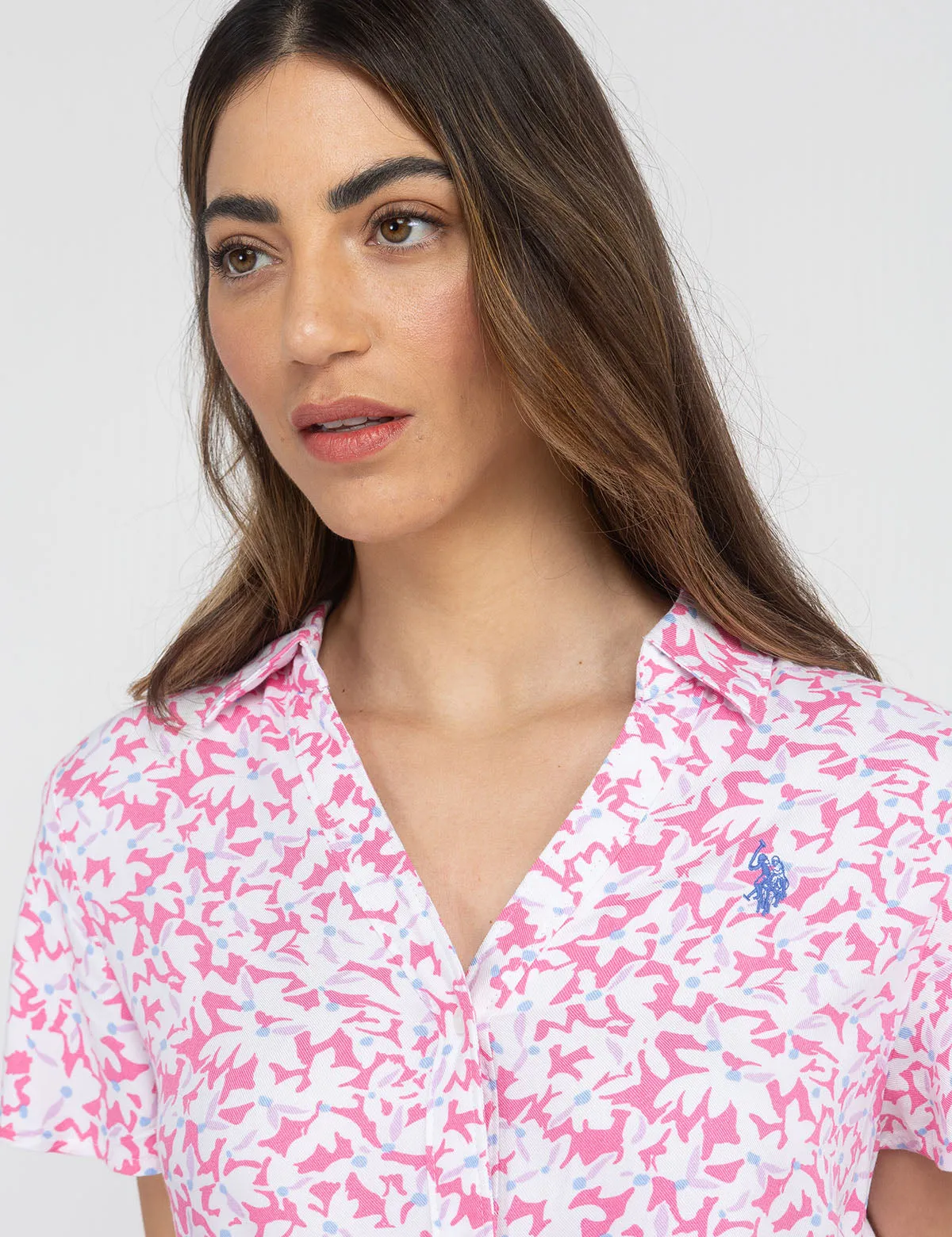 DAISY PRINTED FLOUNCE DRESS sold by U.S. Polo Assn. product image thumbnail 2