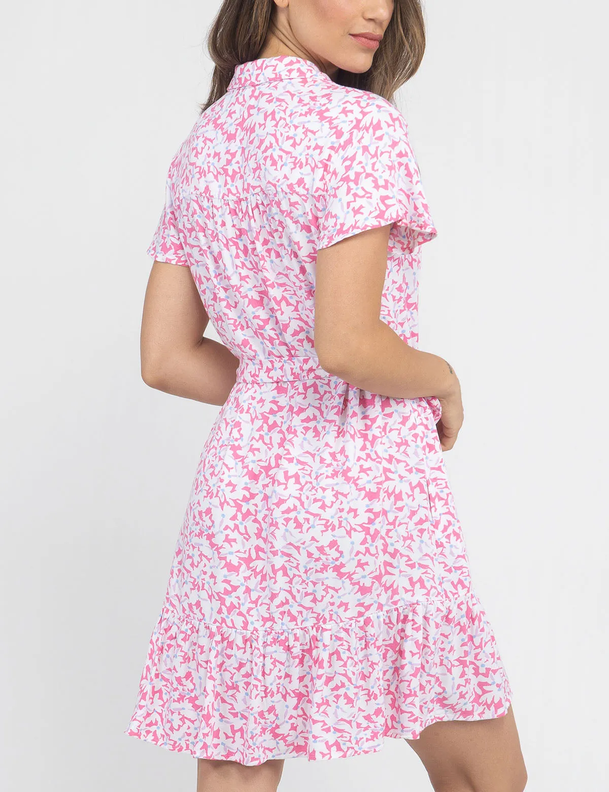 DAISY PRINTED FLOUNCE DRESS sold by U.S. Polo Assn. product image thumbnail 3