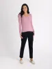 LONG SLEEVE RIB SCOOP NECK T-SHIRT sold by U.S. Polo Assn.