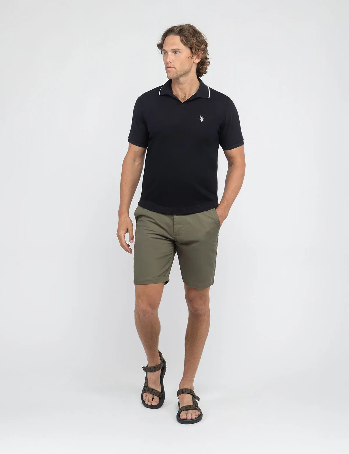 WHITE LABEL SLUB PIQUE POLO SHIRT sold by U.S. Polo Assn. product image thumbnail 2