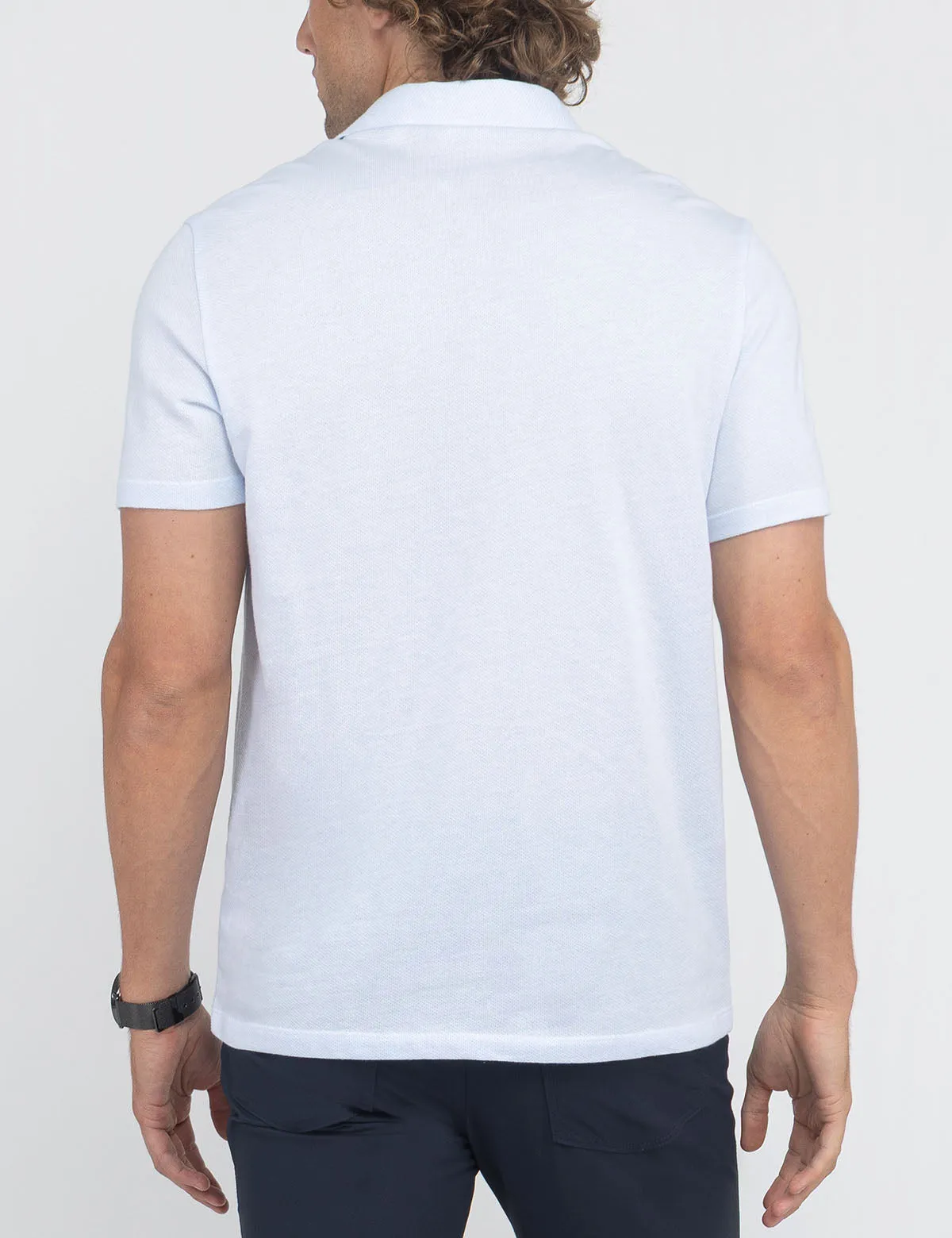 WHITE LABEL JACQUARD POLO SHIRT sold by U.S. Polo Assn. product image thumbnail 4