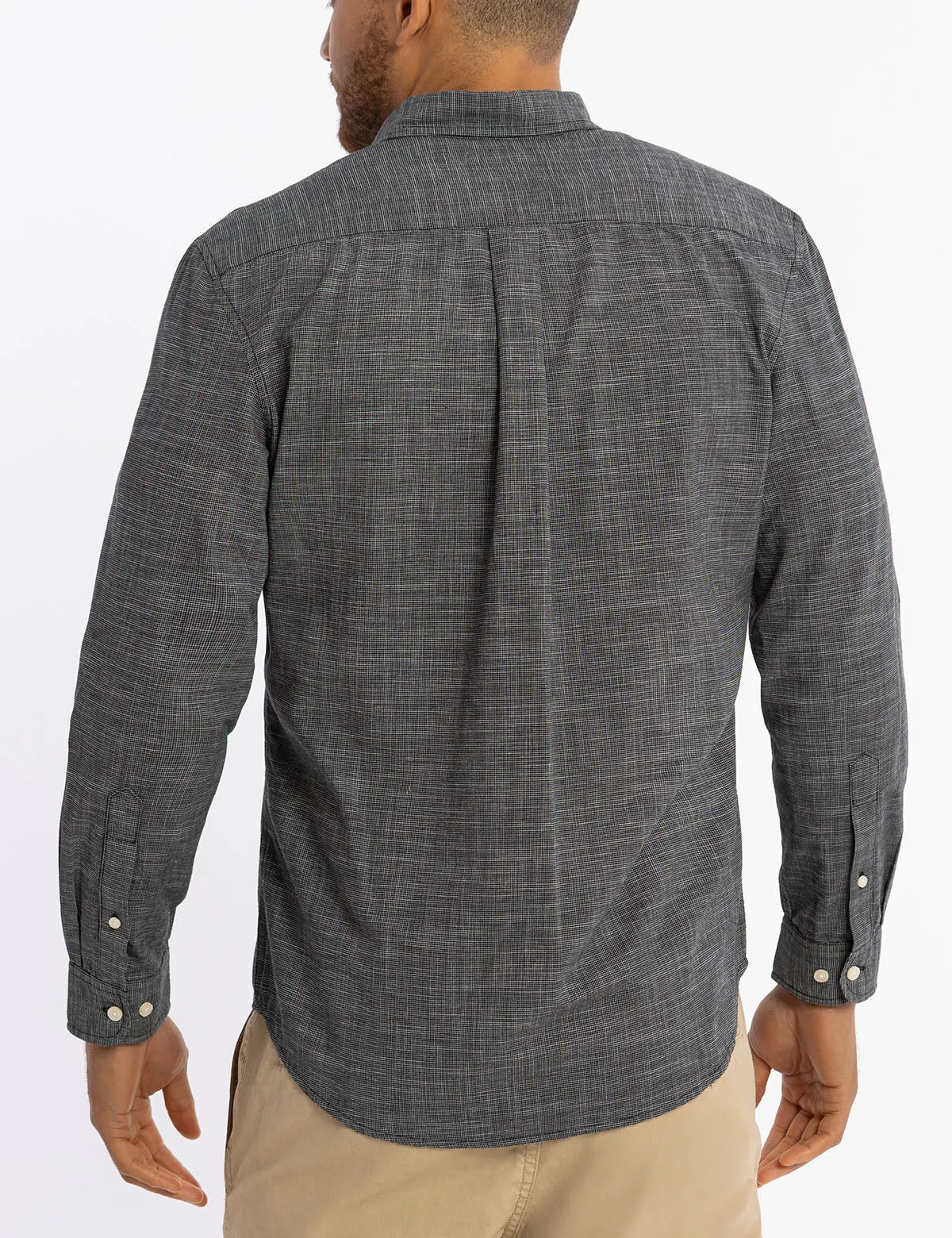 SLUB POPLIN WEAVE LONG SLEEVE SHIRT sold by U.S. Polo Assn. product image thumbnail 4