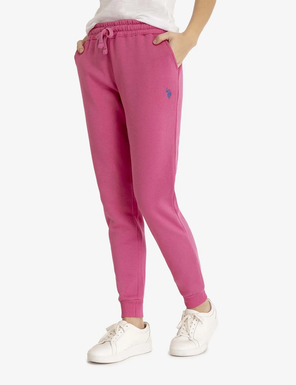 FLEECE HIGH WAISTED LOGO JOGGER sold by U.S. Polo Assn. product image thumbnail 4