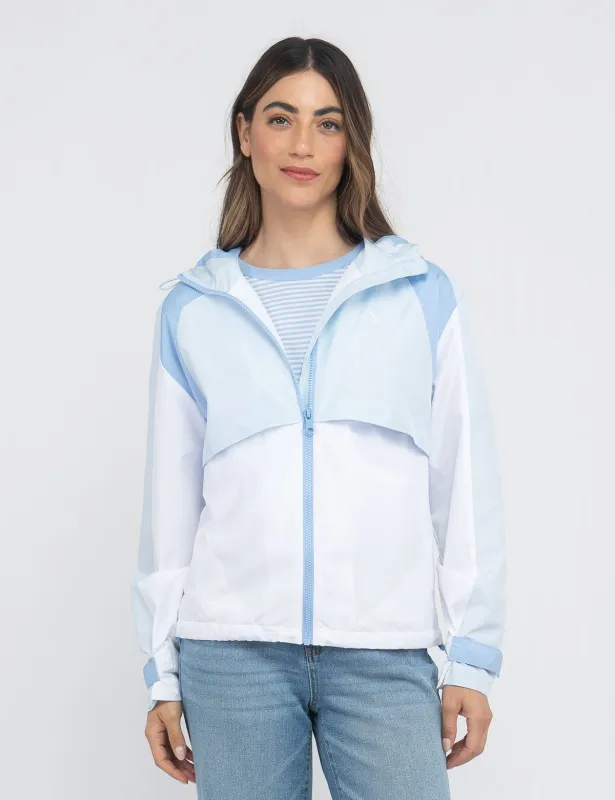 COLOR BLOCK HOODED WINDBREAKER sold by U.S. Polo Assn.