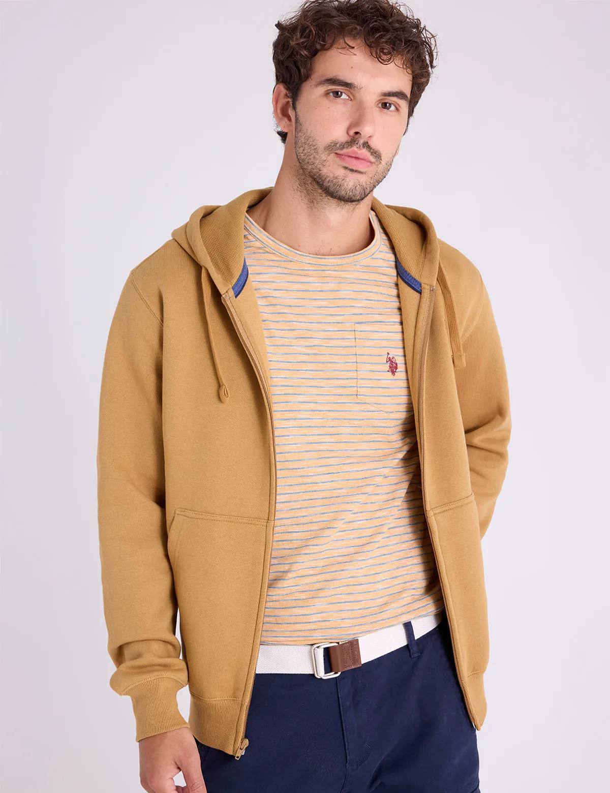 FULL ZIP LINED HOODIE sold by U.S. Polo Assn. product image thumbnail 3