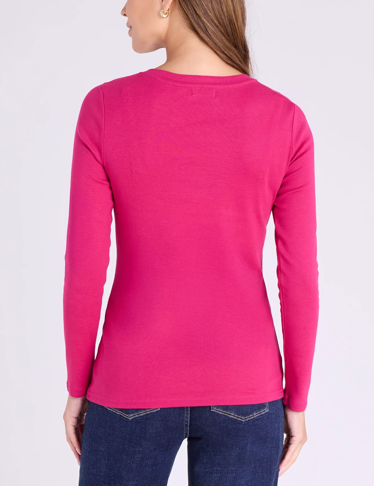 LONG SLEEVE V-NECK T-SHIRT sold by U.S. Polo Assn. product image thumbnail 4