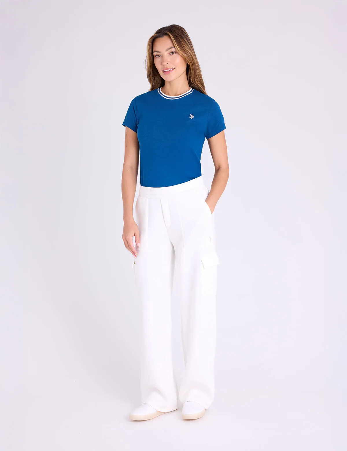 RINGER NECK TRIM T-SHIRT sold by U.S. Polo Assn. product image thumbnail 2