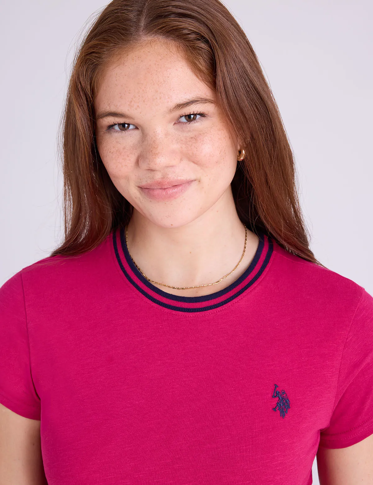 RINGER NECK TRIM T-SHIRT sold by U.S. Polo Assn. product image thumbnail 5