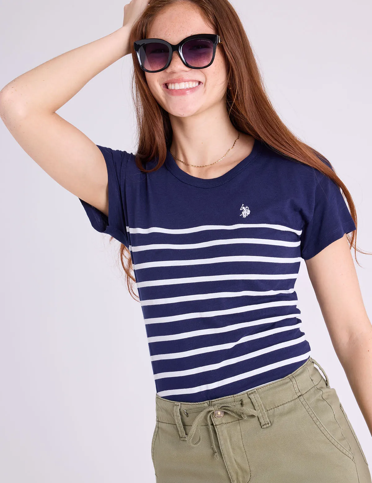COLORBLOCK RINGER STRIPE T-SHIRT sold by U.S. Polo Assn.