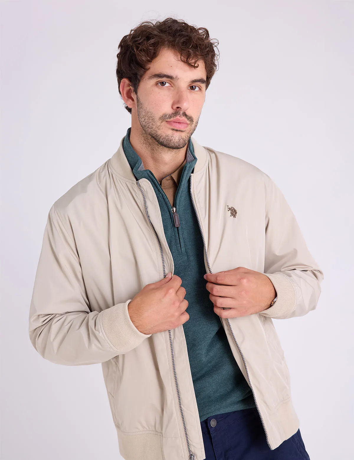 1/4 ZIP MOCK NECK FLATBACK PULLOVER sold by U.S. Polo Assn. product image thumbnail 5